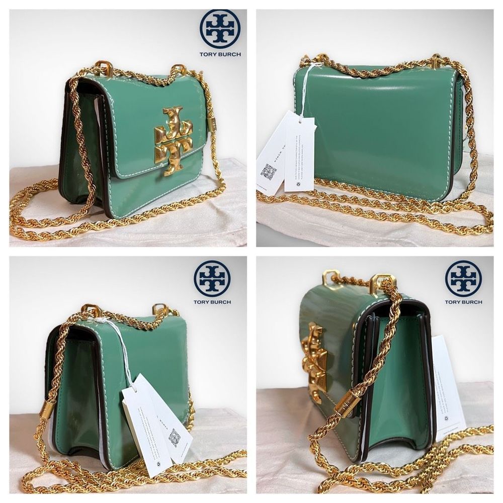 🚫SOLD ON MECARI 🚫NWT Tory Burch Eleanor Spazzolato Shoulder Bag, Card Case… - Picture 4 of 16